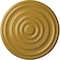 Ekena Millwork Carton Ceiling Medallion (For Canopies up to 3 3/4"), 17 3/4"OD x 1 3/8"P, Iridescent Gold CM18CAIGS - alternate 1